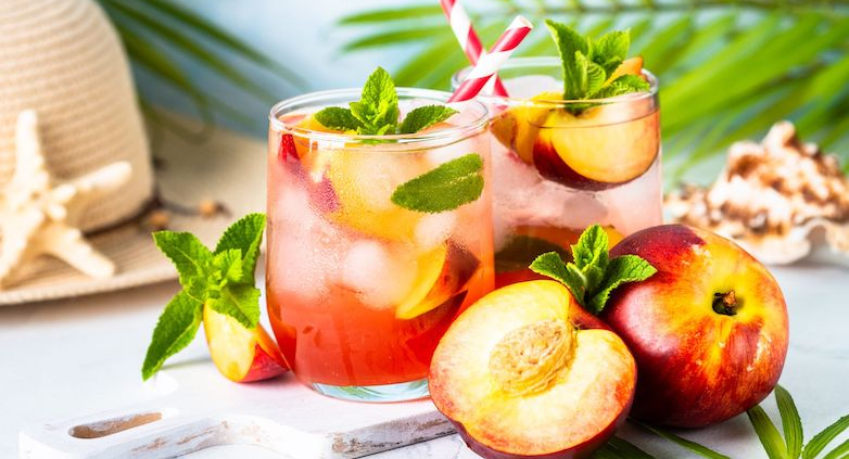 Bubble tea pêche / kiwi - Recette DIY