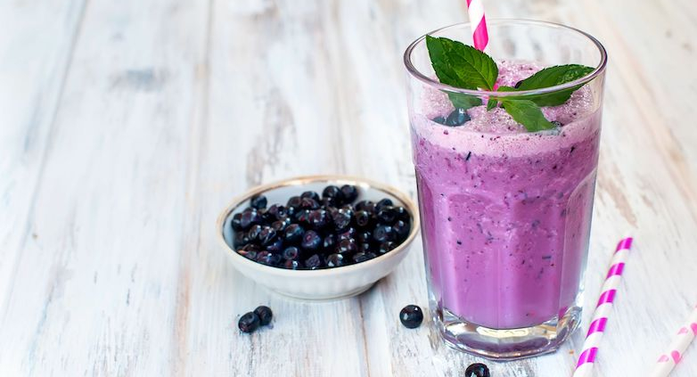 Bubble tea myrtille / citron vert - Recette DIY