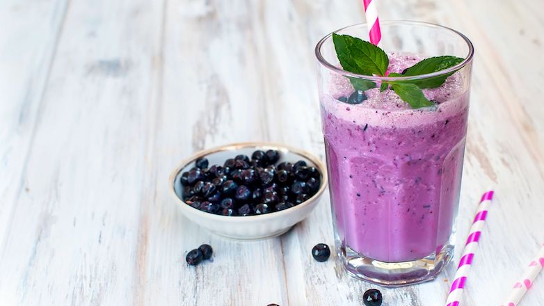 Bubble tea myrtille / citron vert - Recette DIY