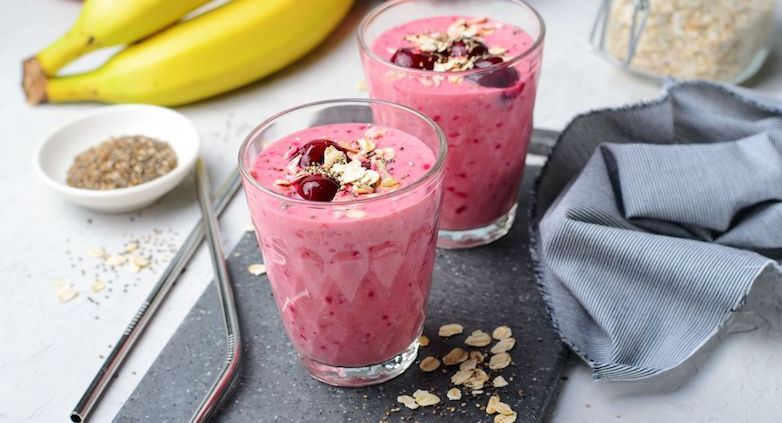 Bubble tea cerise / amande - Recette DIY