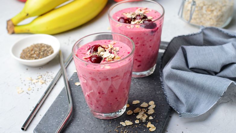 Bubble tea cerise / amande - Recette DIY