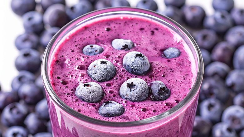 Bubble tea myrtille / lavande - Recette DIY