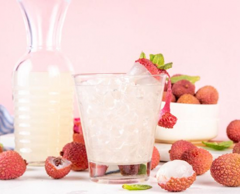Bubble tea litchi / pêche blanche - Recette DIY